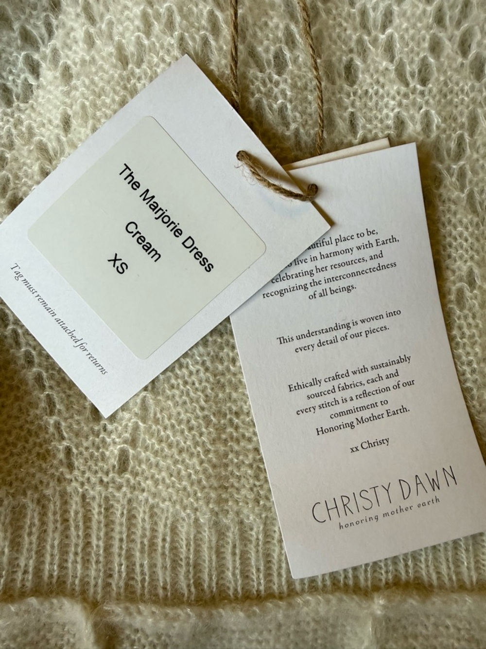 Christy Dawn The Marjorie Knit Dress XS NWT - Picture 10 of 16